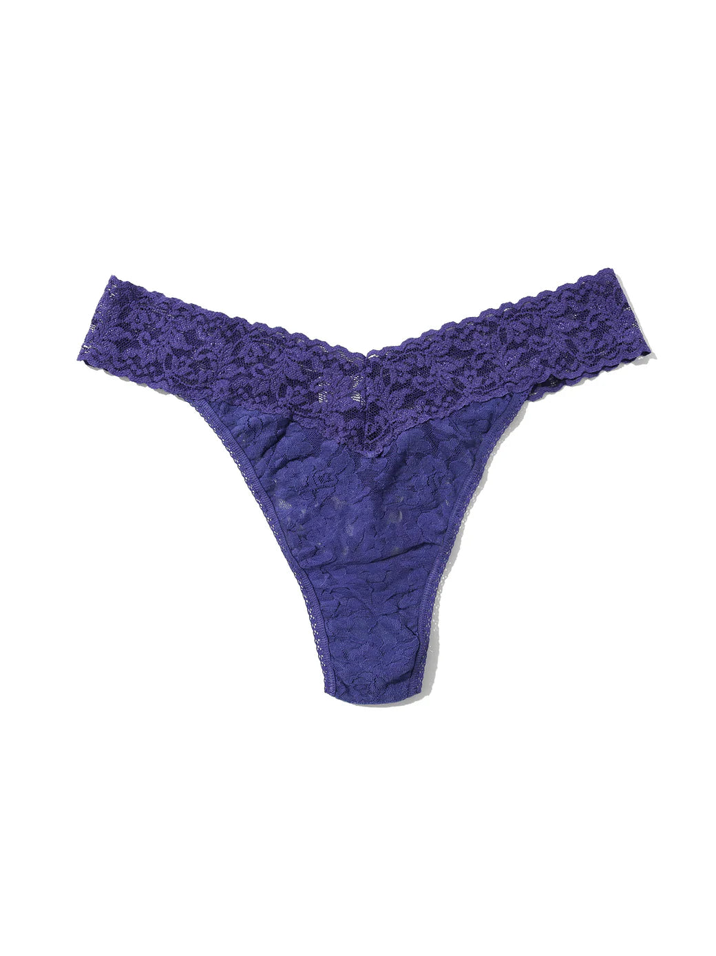 Original Rise Signature Lace Thong In Deep Sleep - Hanky Panky
