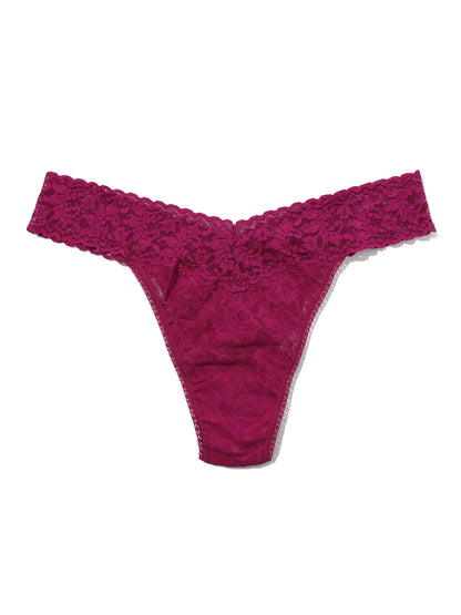 Original Rise Signature Lace Thong In Heirloom - Hanky Panky