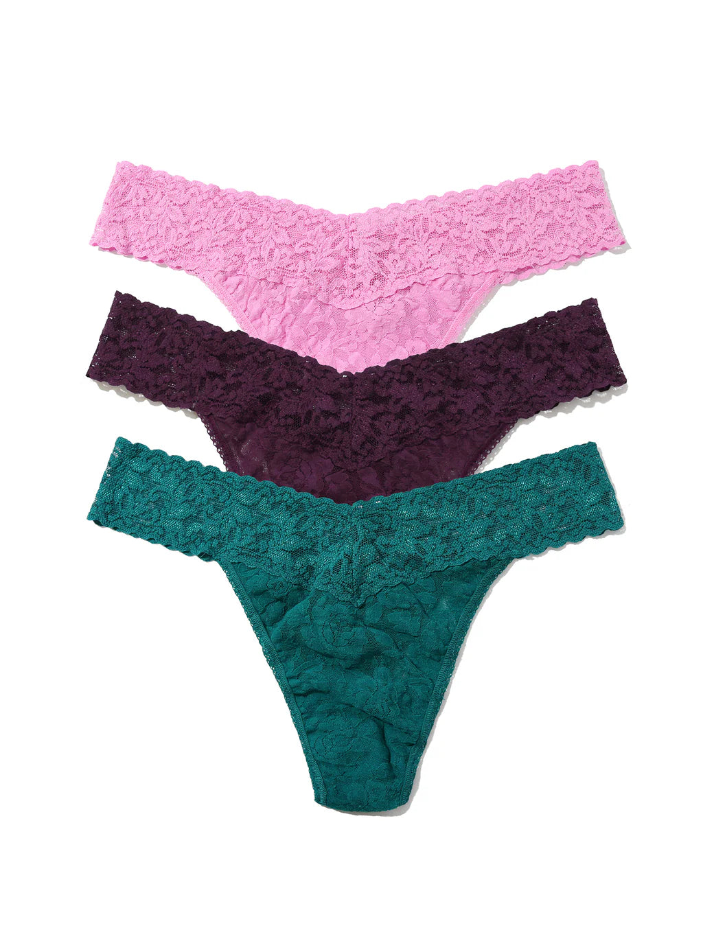 Holiday Cracker 3PK Original Rise Thongs In Drifting Horizon, Moonstone & Stone Fruit - Hanky Panky