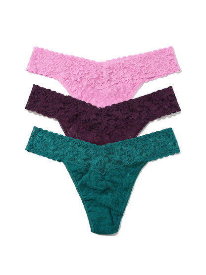 Holiday Cracker 3PK Original Rise Thongs In Drifting Horizon, Moonstone & Stone Fruit - Hanky Panky