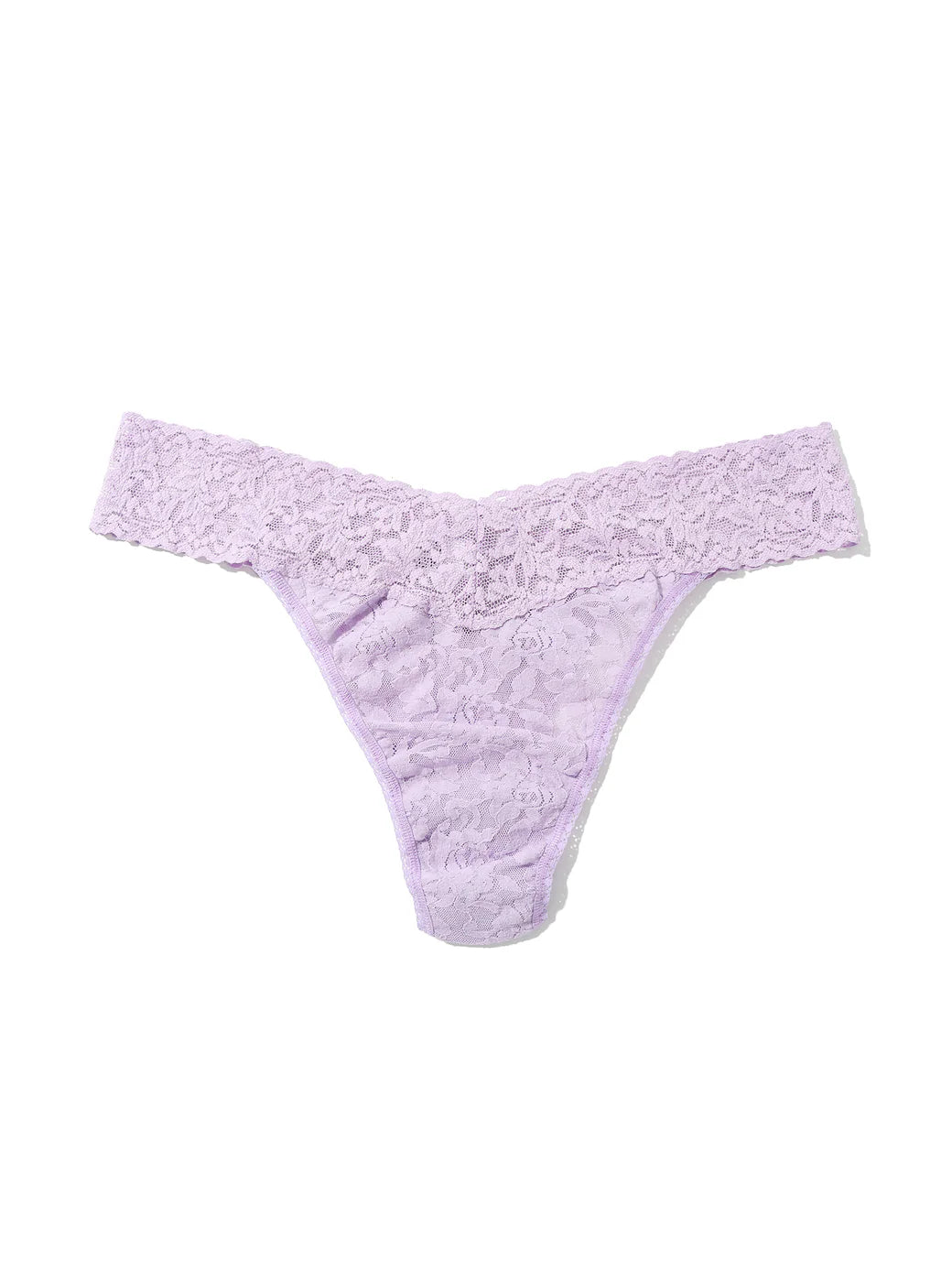 Original Rise Signature Lace Thong In Lavender Fields - Hanky Panky