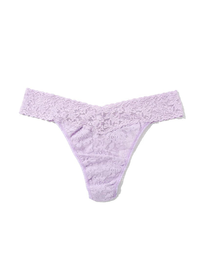 Original Rise Signature Lace Thong In Lavender Fields - Hanky Panky