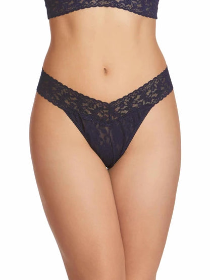 3 Original Rise Thongs in Blushing Rose/Navy/Celeste Blue - Hanky Panky
