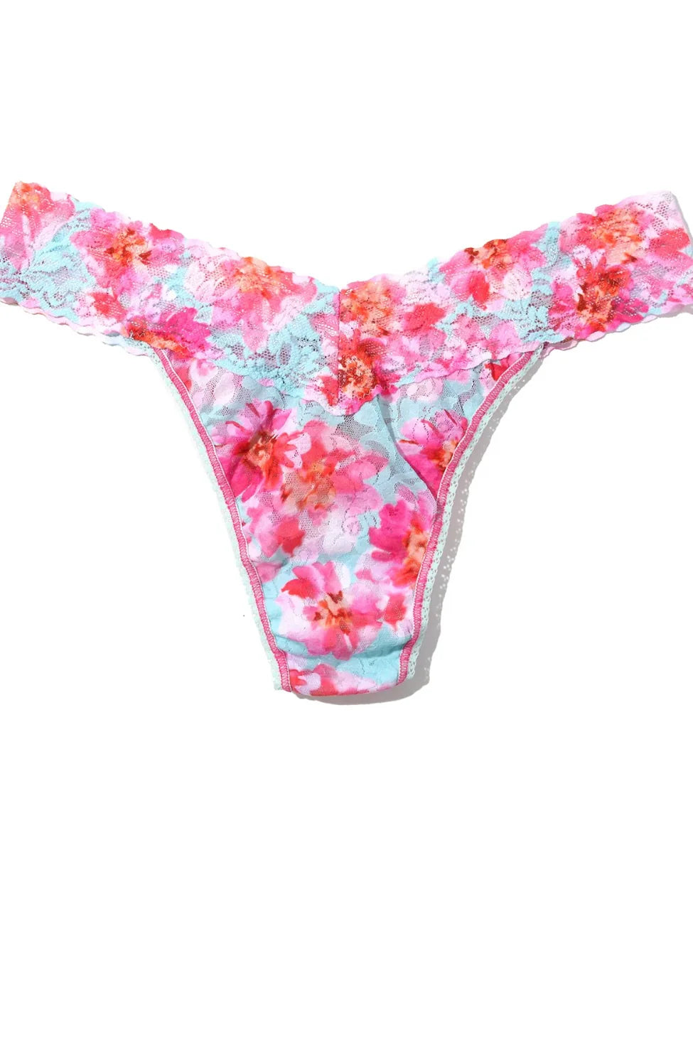 Original Rise Signature Lace Thong In First Bloom - Hanky Panky
