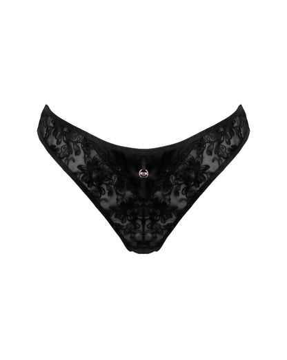 Intense Sequin Brazilian Brief In Black Sequin - Pour Moi