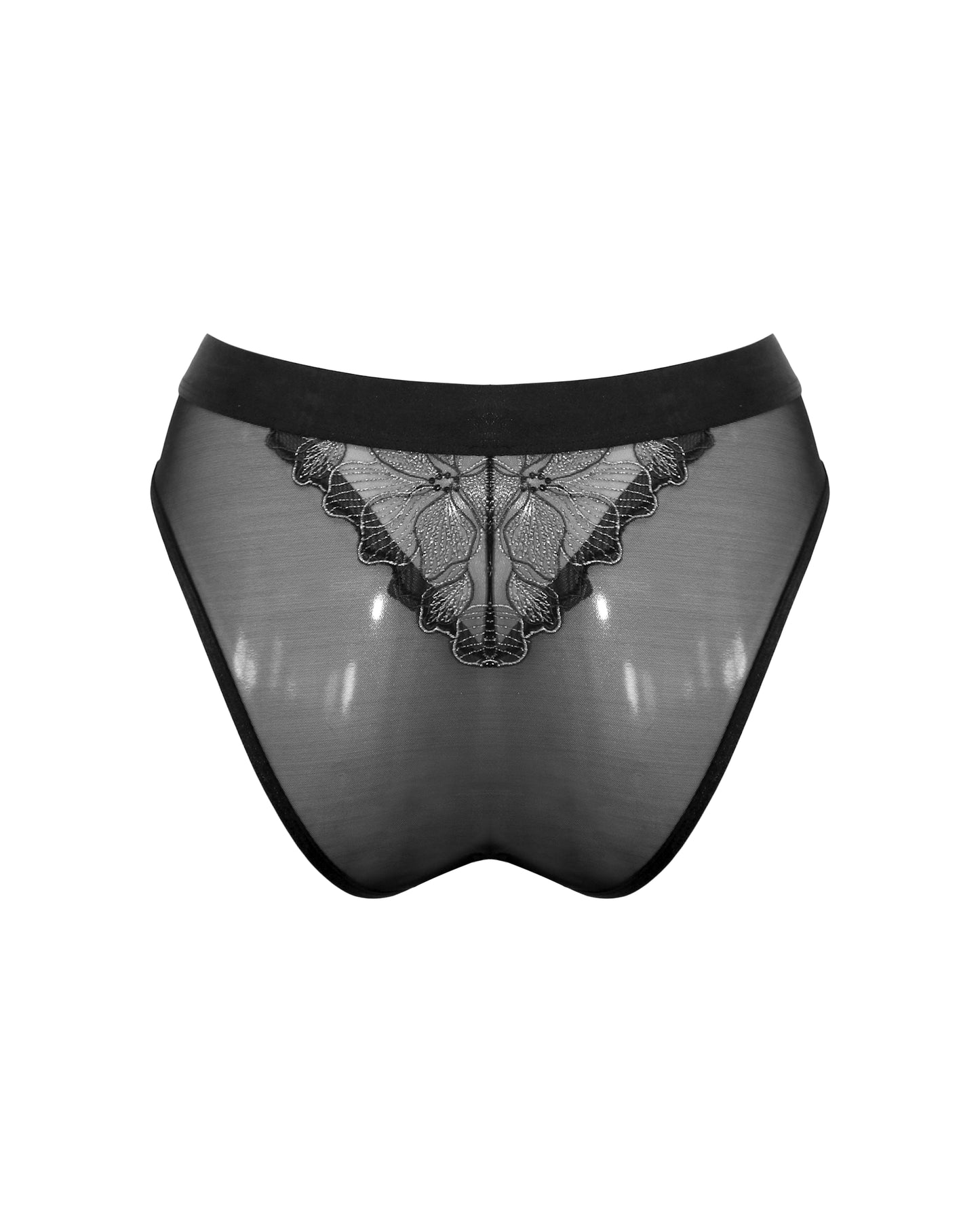 Constance V Brief In Black & Silver - Pour Moi