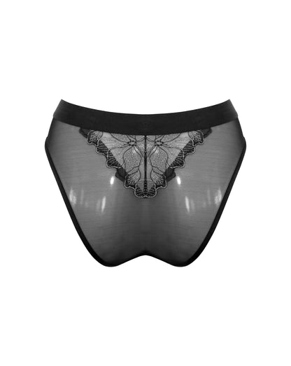 Constance V Brief In Black & Silver - Pour Moi