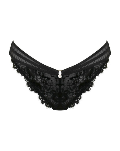 India Wild At Heart Brazilan Brief In Black - Pour Moi