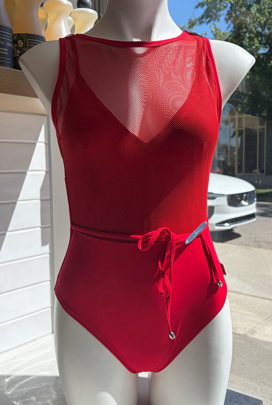 Charlie Swimsuit in Red Chili - SHAN