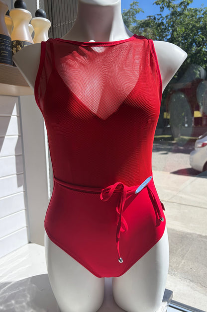 Charlie Swimsuit in Red Chili - SHAN