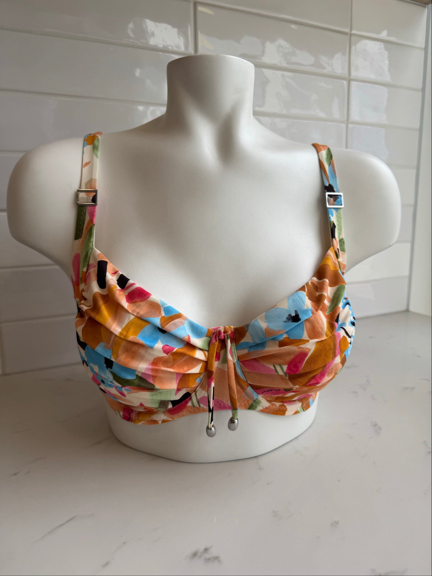 Classique Balconette Underwire Bikini Top In Dahlia - SHAN