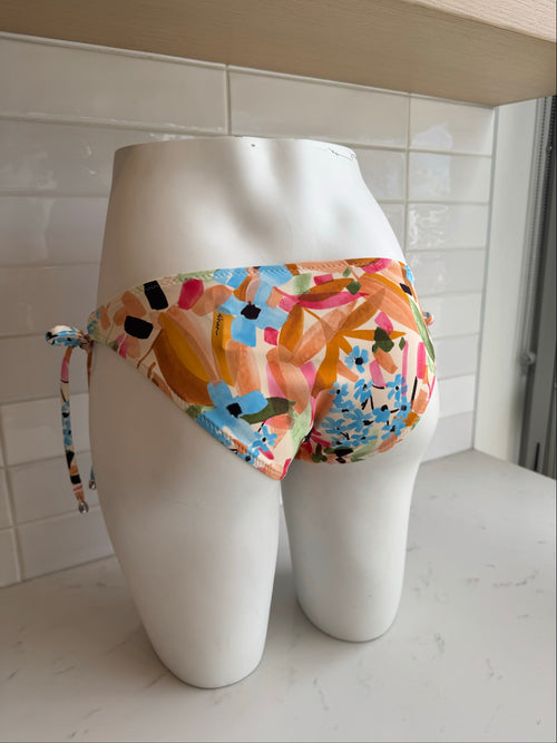 Classique Hip Tied Bikini Bottom in Dahlia by SHAN, available at BraTopia