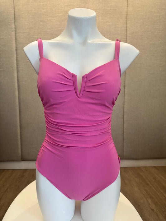 Classique Swimsuit In Peony Pink - SHAN
