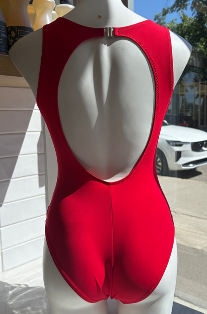 Charlie Swimsuit in Red Chili - SHAN