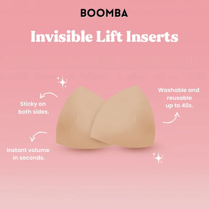 Invisible Lift Inserts In Beige - Boomba