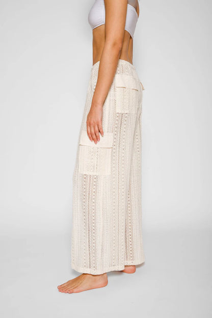 Amalfi Cargo Pants In Sand - Koy Resort