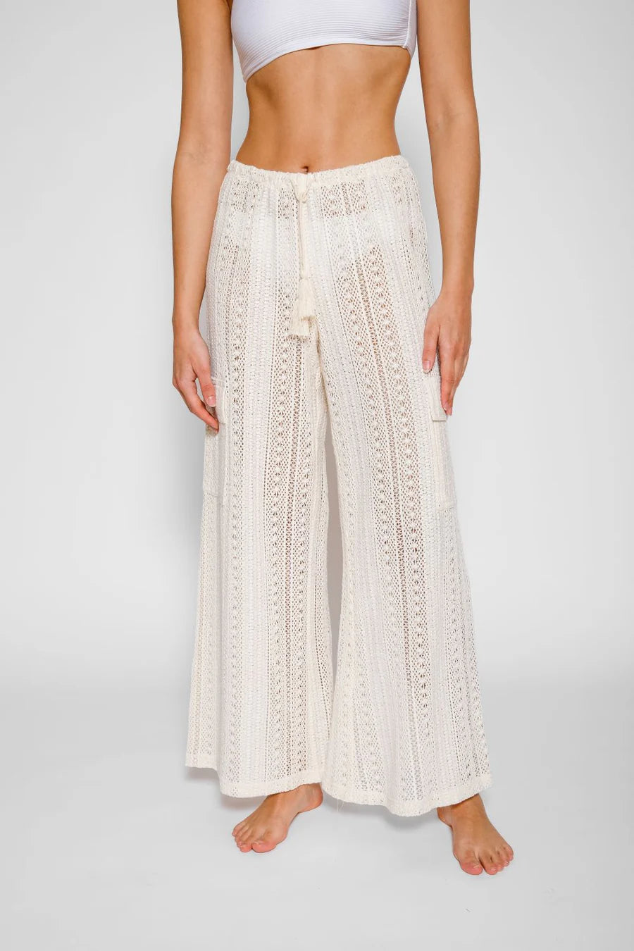 Amalfi Cargo Pants In Sand - Koy Resort