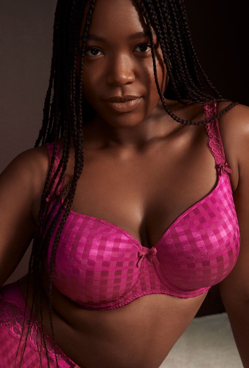 Madison Padded Heart Shape Bra In Fuchsia Fiesta - Prima Donna