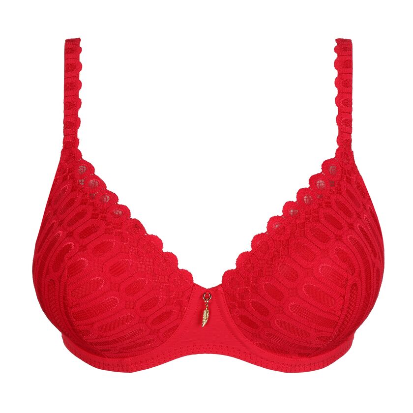 Los Ayala Padded Heartshape Bra In Sangria - Prima Donna Twist