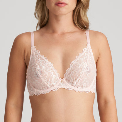 Manyla Plunge Bra In Pearly Pink - Marie Jo