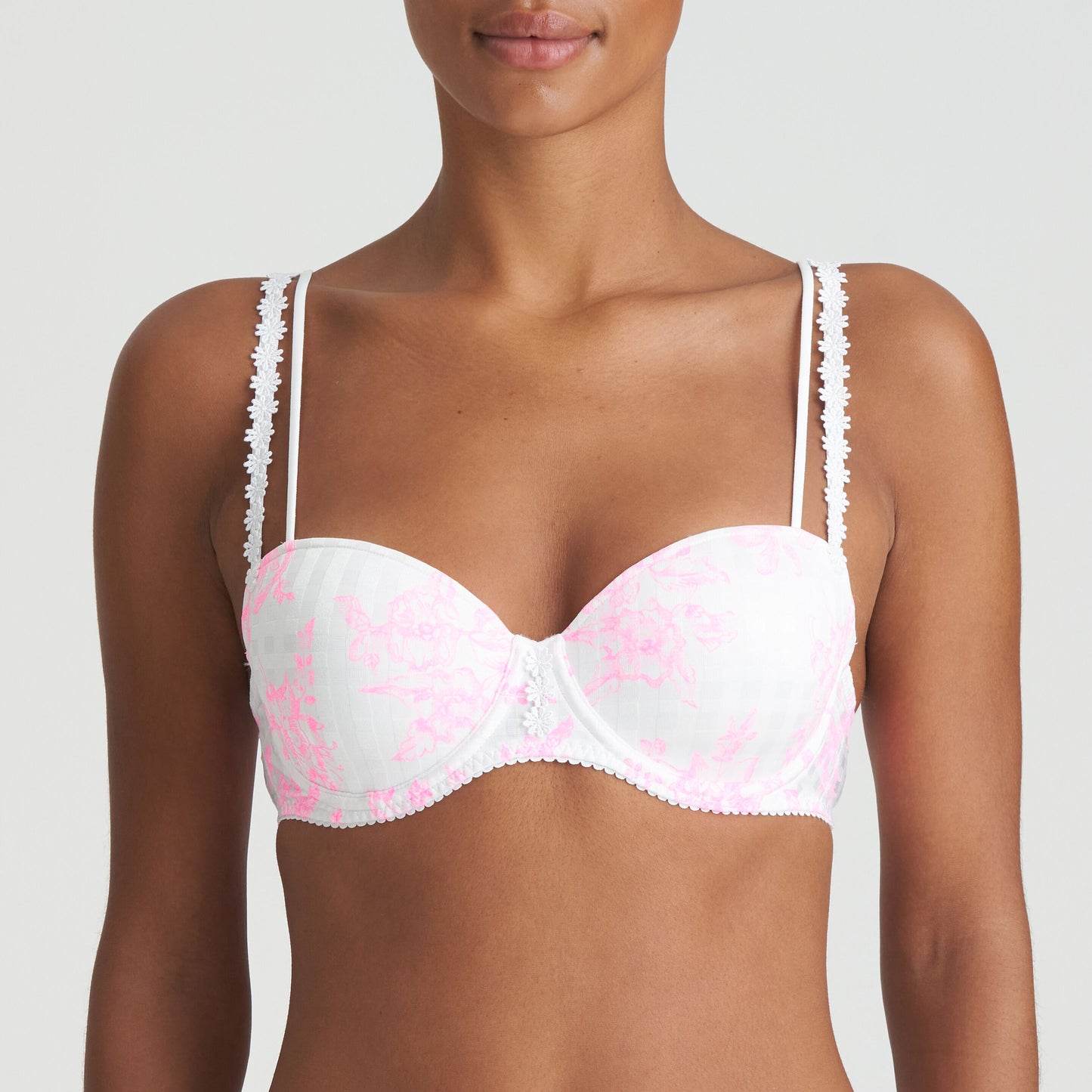 Avero Tiny Padded Balcony Bra In Love Blossom - Marie Jo