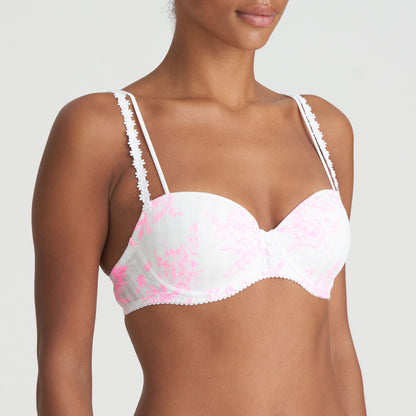 Avero Tiny Padded Balcony Bra In Love Blossom - Marie Jo