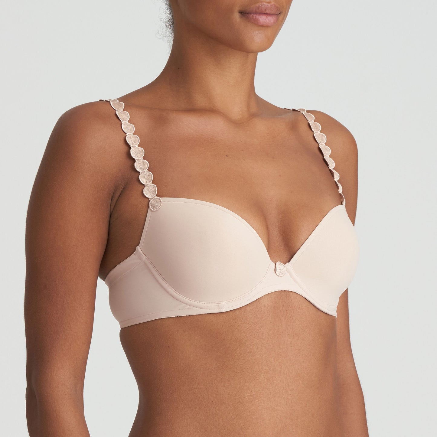 Tom Padded Plunge Bra In Caffe Latte - Marie Jo