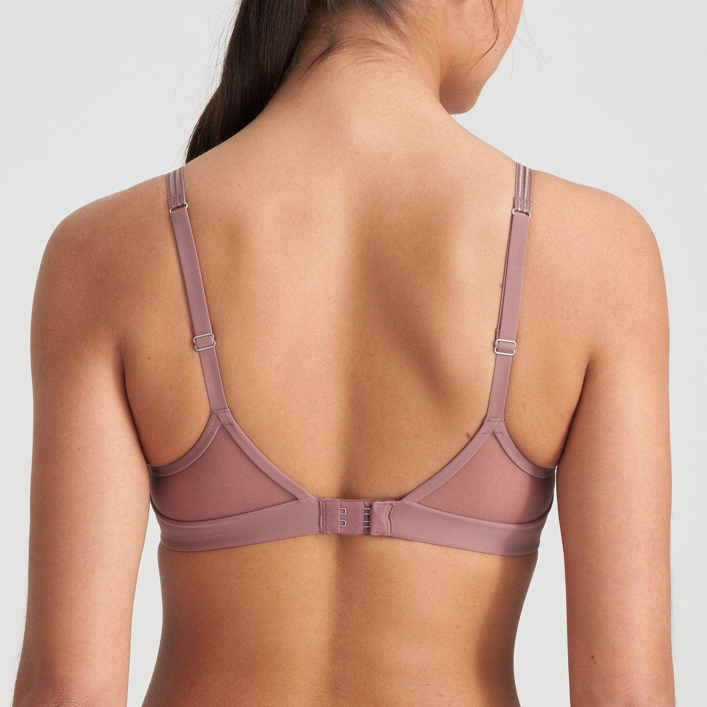 Louie Full Cup Wireless Bra In Satin Taupe - Marie Jo