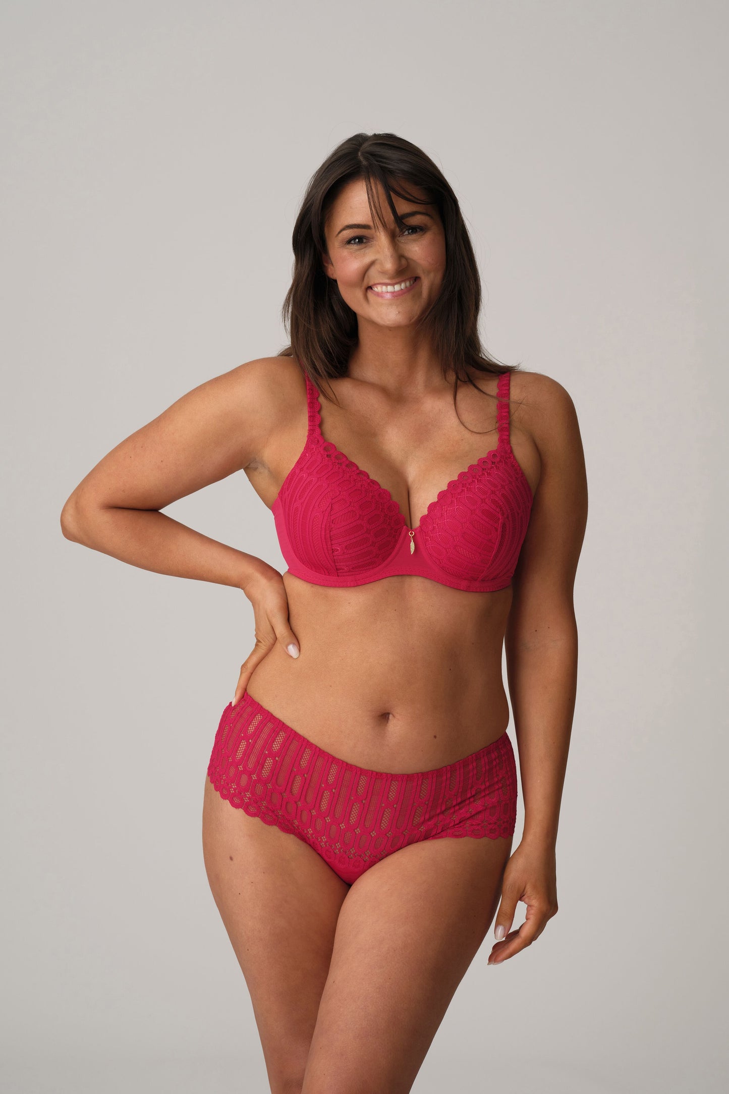 Los Ayala Padded Heartshape Bra In Sangria - Prima Donna Twist