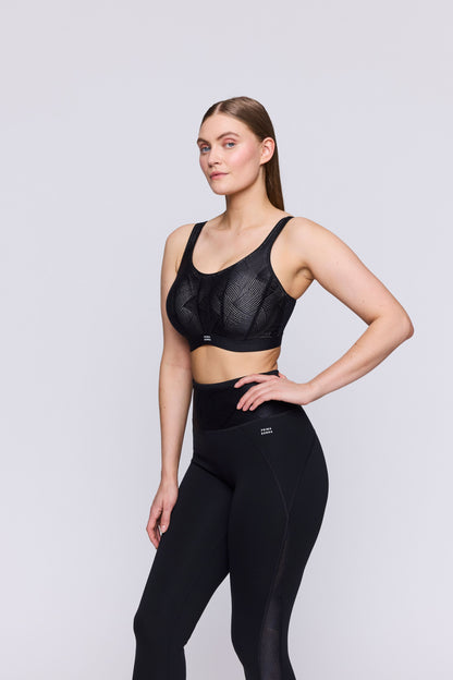 The Game Wired Sports Bra In Black - Prima Donna