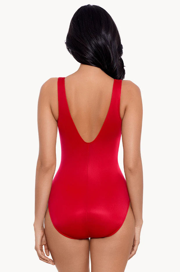 Rock Solid Regatta In Grenadine Red - Miracle Suit