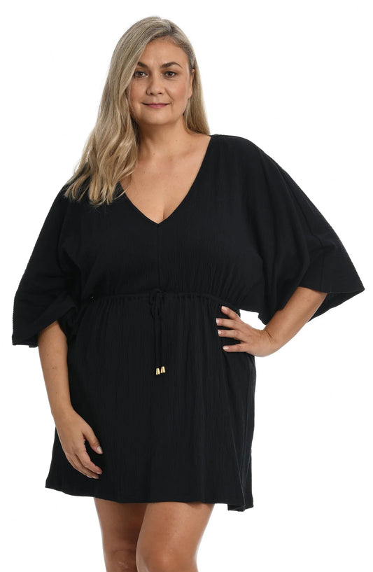 Plus Cover Ups Kimono Tunic
