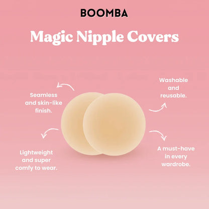 Magic Nipple Covers In Sand - Boomba