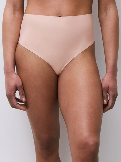 Defi High Rise Thong In Nude Blush - Chantelle