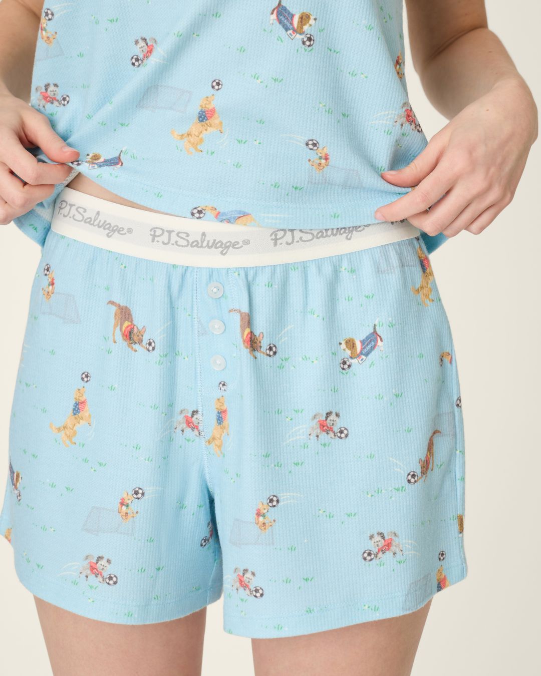 Boyfriend Boxer Short Gift Sets In Cloud Blue - PJ Salvage