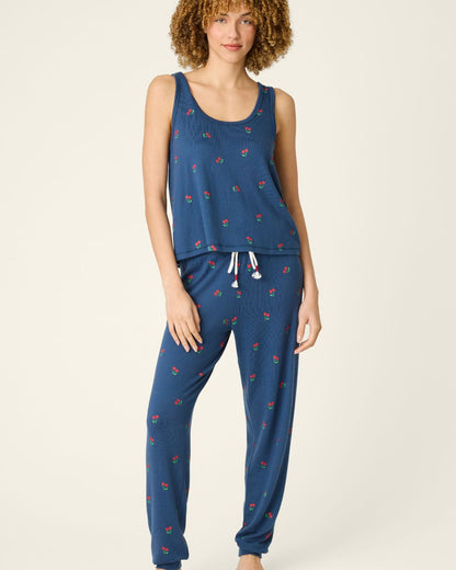 Star Spangled Summer PJ Sets in True Navy - PJ Salvage