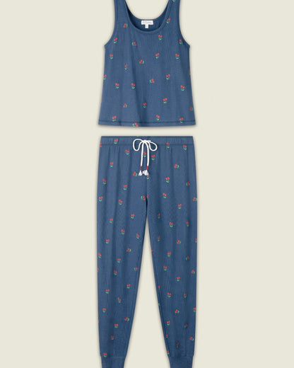 Star Spangled Summer PJ Sets in True Navy - PJ Salvage