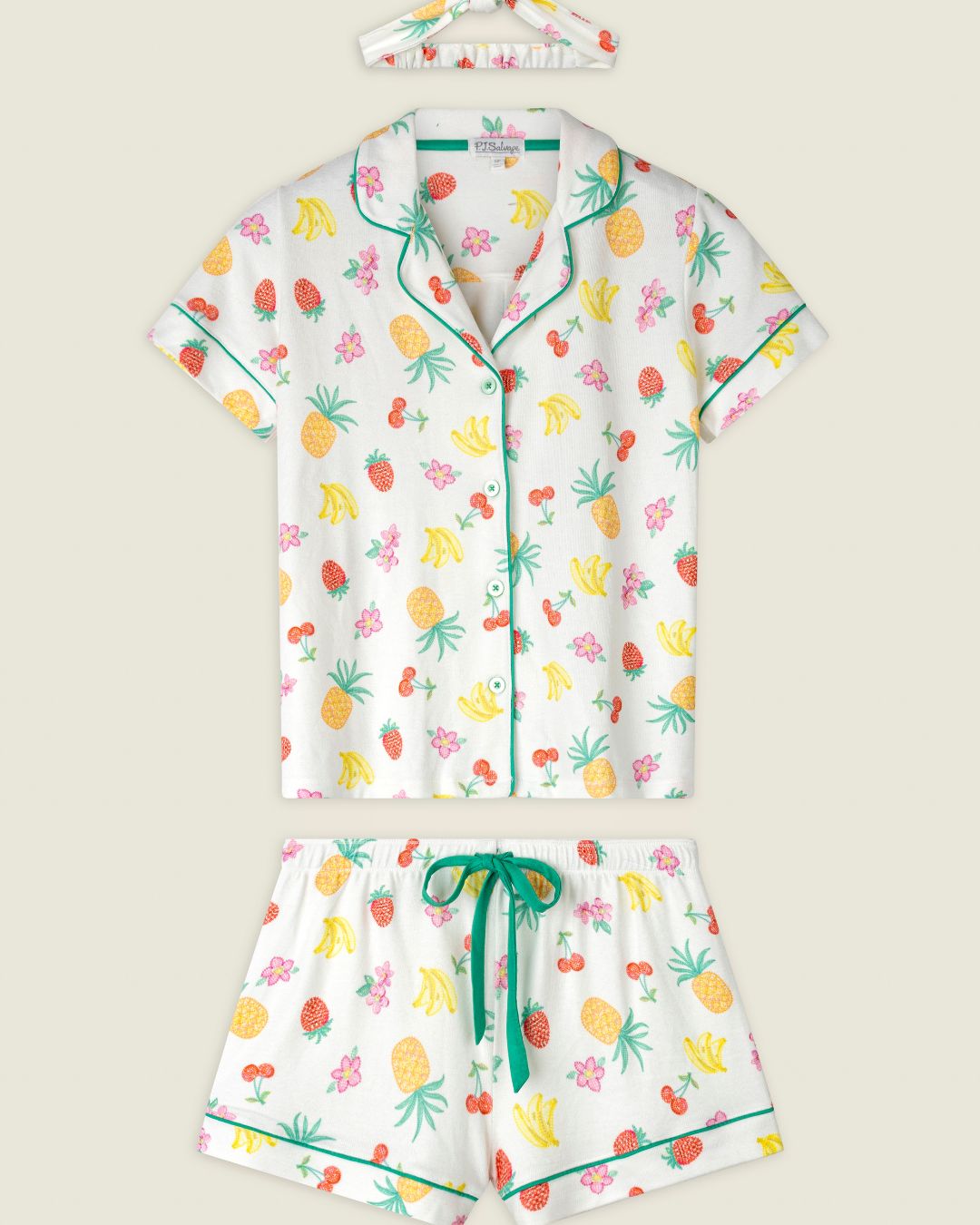 Viva La Vida PJ Set in Ivory - PJ Salvage