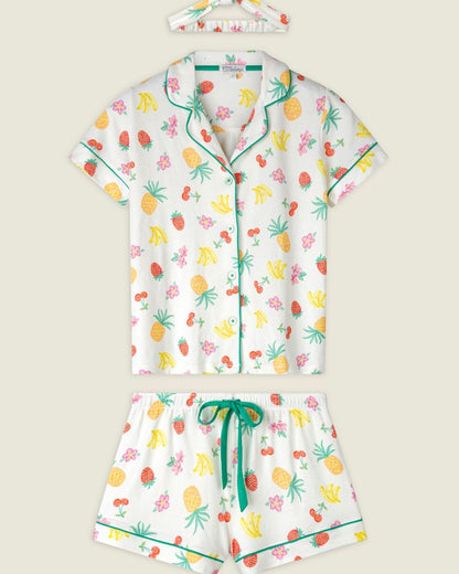 Viva La Vida PJ Set in Ivory - PJ Salvage