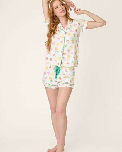 Viva La Vida PJ Set in Ivory - PJ Salvage