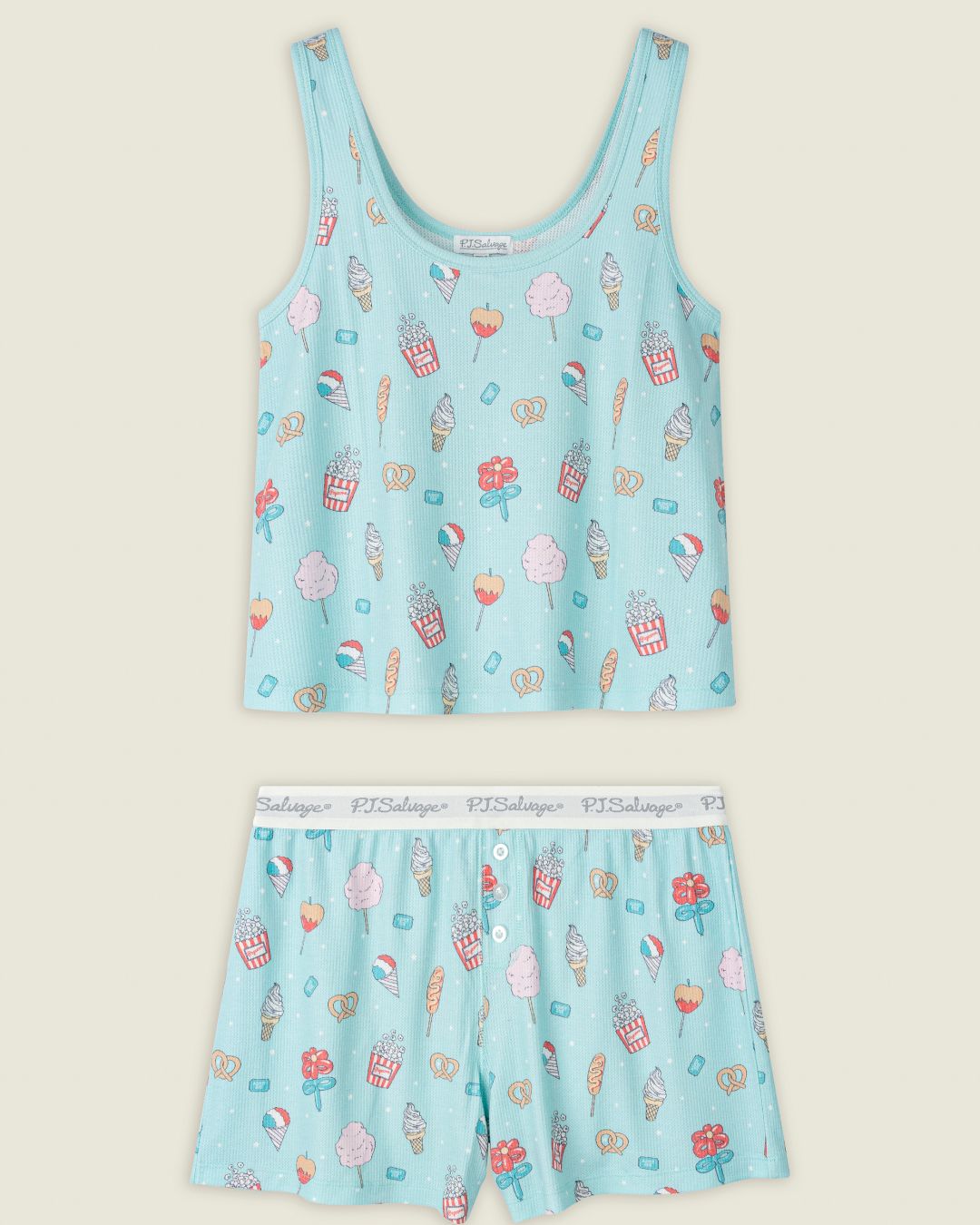 Boyfriend Boxer Short Gift Sets In Oasis Blue - PJ Salvage