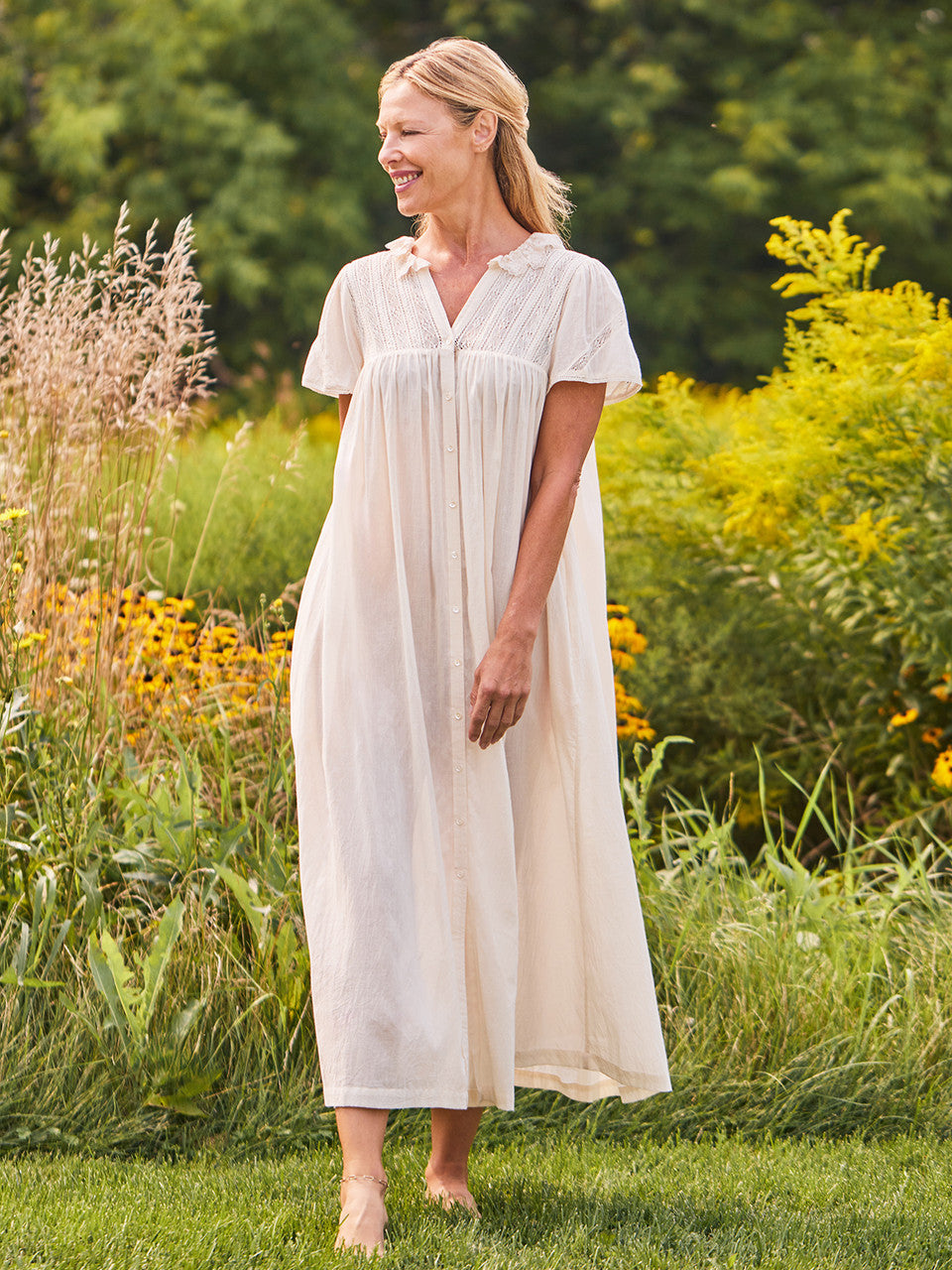 Poet Nighty In Ecru - April Cornell