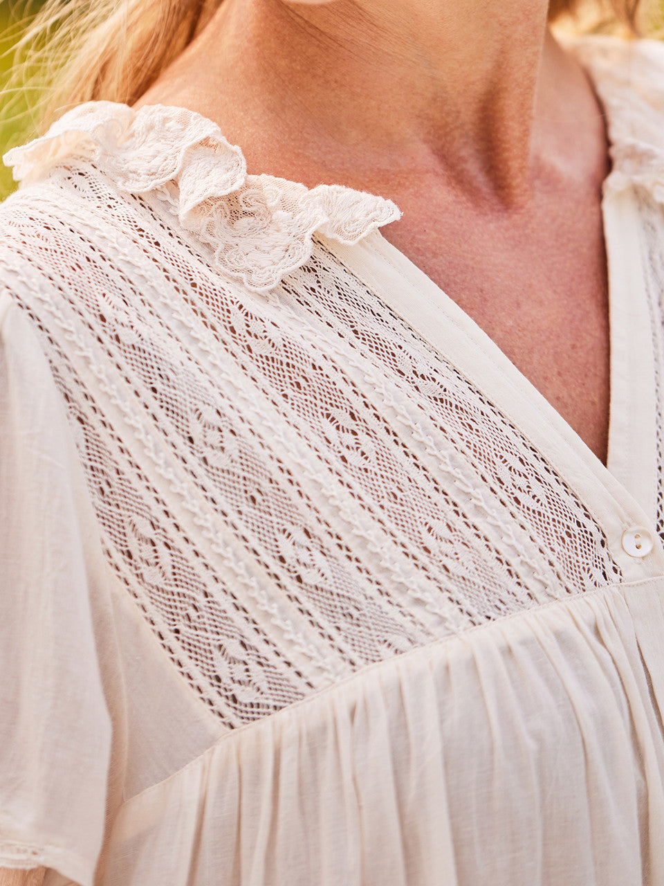 Poet Nighty In Ecru - April Cornell