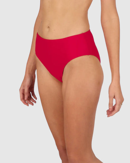 Rococco Mid Bikini Bottom In Cherry - Baku