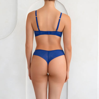 Parisienne Tanga in Blue Electrique - Huit
