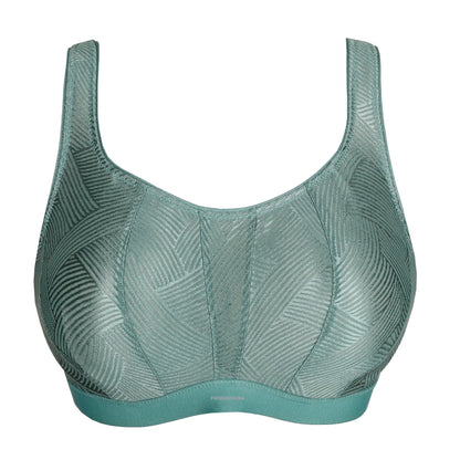 The Game Wired Sports Bra In Sage - Prima Donna