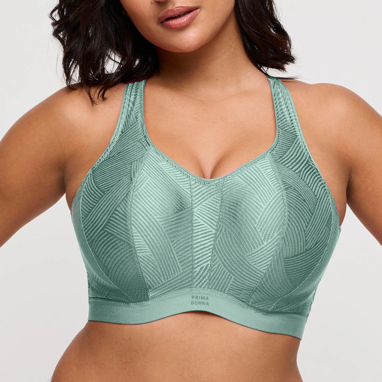 The Game Wired Sports Bra In Sage - Prima Donna