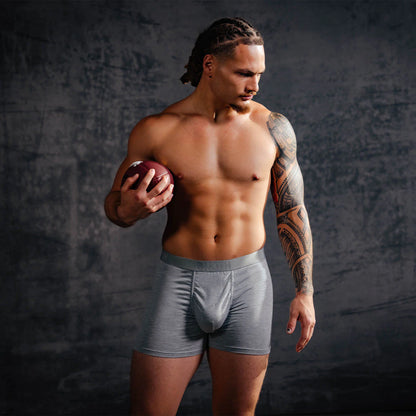 Essentials Boxer SD in Heather Grey - BN3TH