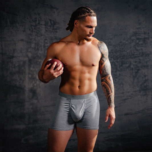 Essentials Boxer SD in Heather Grey - BN3TH