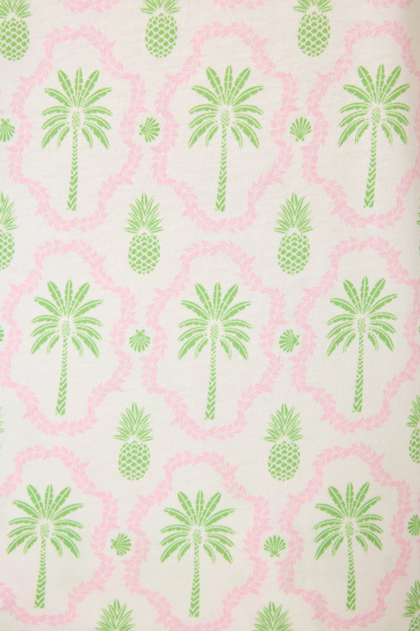 Playful Prints Island Time PJ Shorts in Ivory - PJ Salvage
